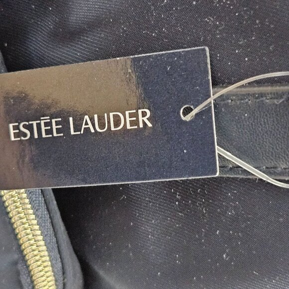 Estée Lauder Tote Bag Recycled Material Navy Blue Adjustable Shoulder Strap NWT - Picture 4 of 6